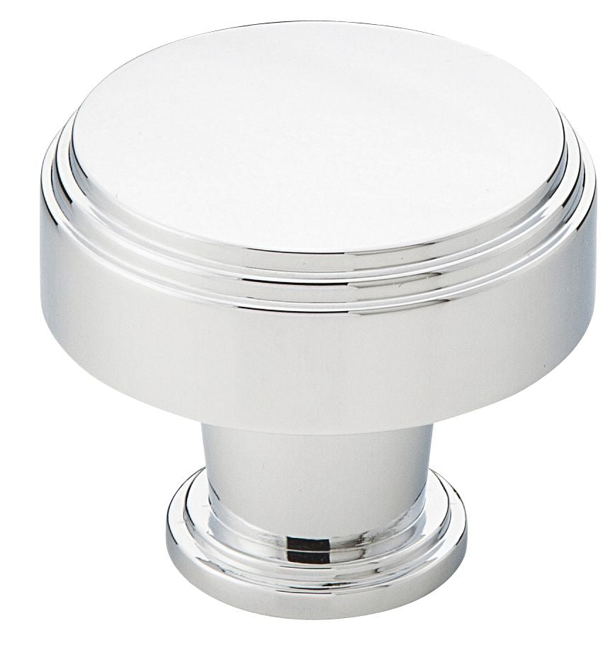 Emtek 86432US26 Newport 1-1/4" Cabinet Knob Polished Chrome Finish Main image