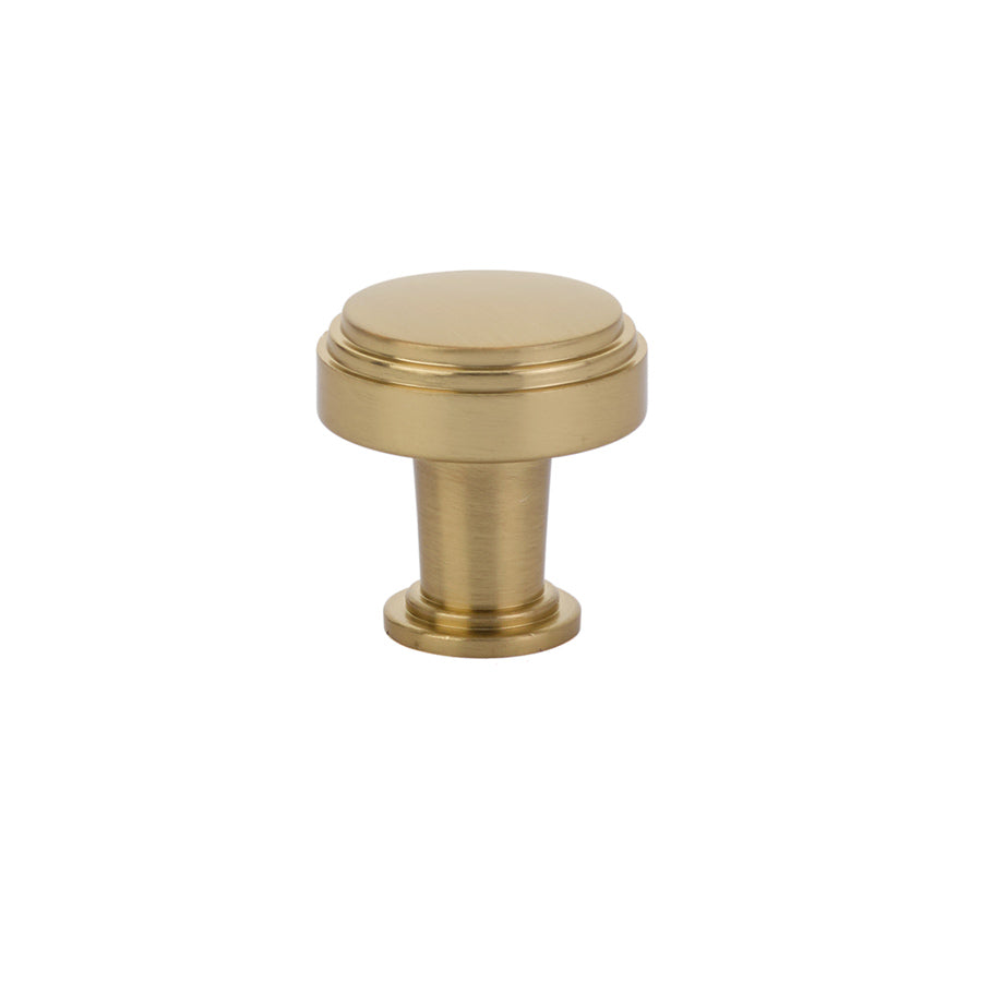 Emtek 86432US4 Newport 1-1/4" Cabinet Knob Satin Brass Finish Main image