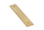Emtek 86435US4 Art Deco Rectangular Backplate for Cabinet Pull with 4" Center to Center Satin Brass Finish
