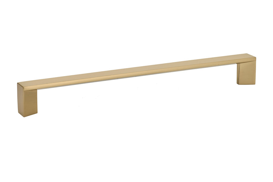 Emtek 86438US4 Trinity Cabinet Pull with 8" Center To Center Satin Brass Finish Main image