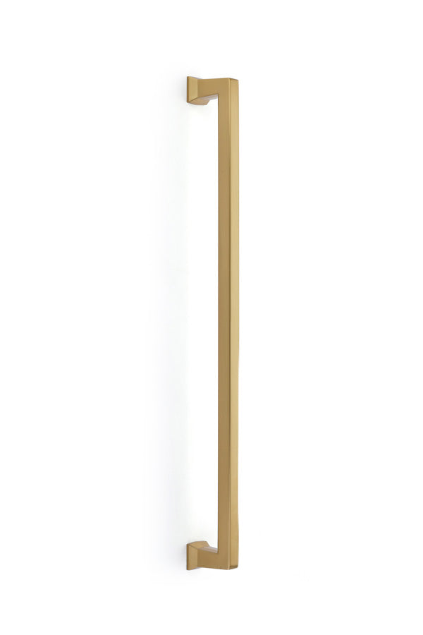 Emtek 86443US4 Brass Alexander Appliance Pull with 18" Center to Center Satin Brass Finish Main image