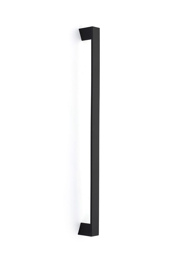 Emtek 86445US19 Brass Trinity Appliance Pull with 18" Center to Center Flat Black Finish Main image