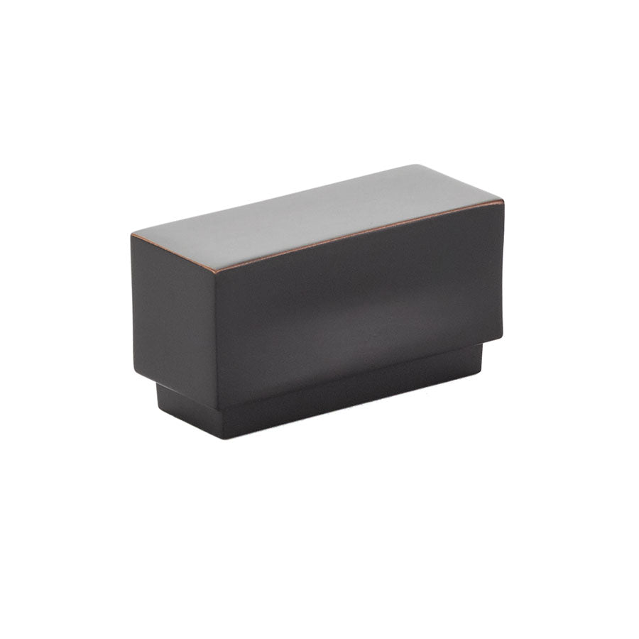Emtek 86446US10B Cinder 1-5/8" Cabinet Knob with 1" Center to Center Oil Rubbed Bronze Finish Main image