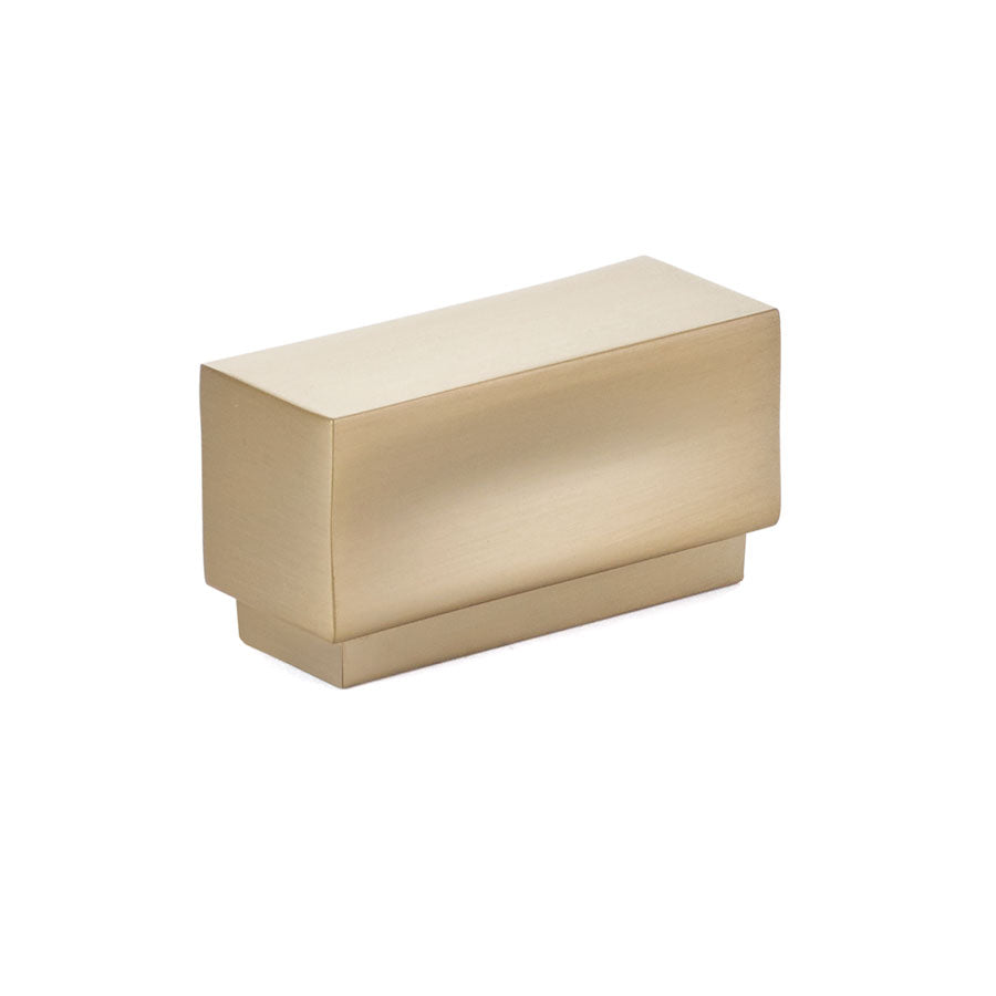 Emtek 86446US4 Cinder 1-5/8" Cabinet Knob with 1" Center to Center Satin Brass Finish Main image