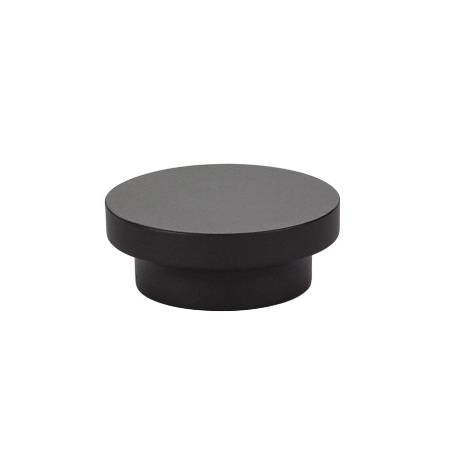 Emtek 86449US19 District 1-5/8" Cabinet Knob Flat Black Finish Main image