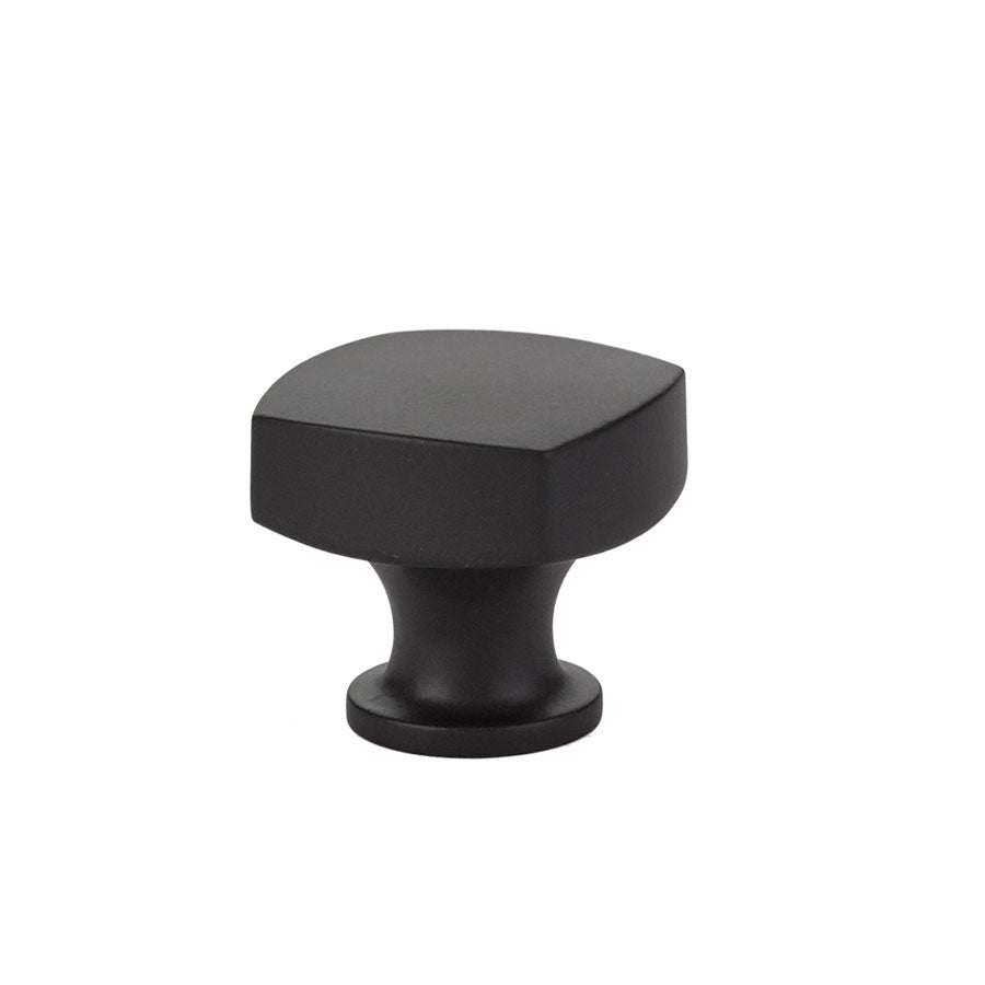 Emtek 86450US19 Freestone 1-1/4" Cabinet Knob Flat Black Finish Main image