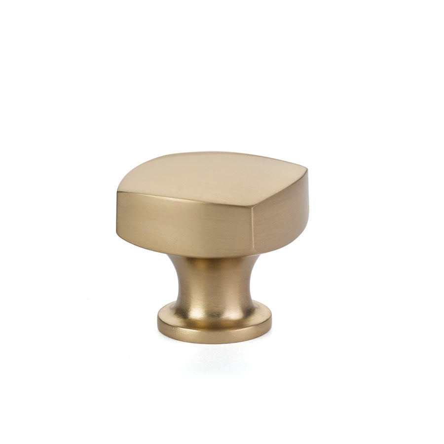 Emtek 86450US4 Freestone 1-1/4" Cabinet Knob Satin Brass Finish Main image