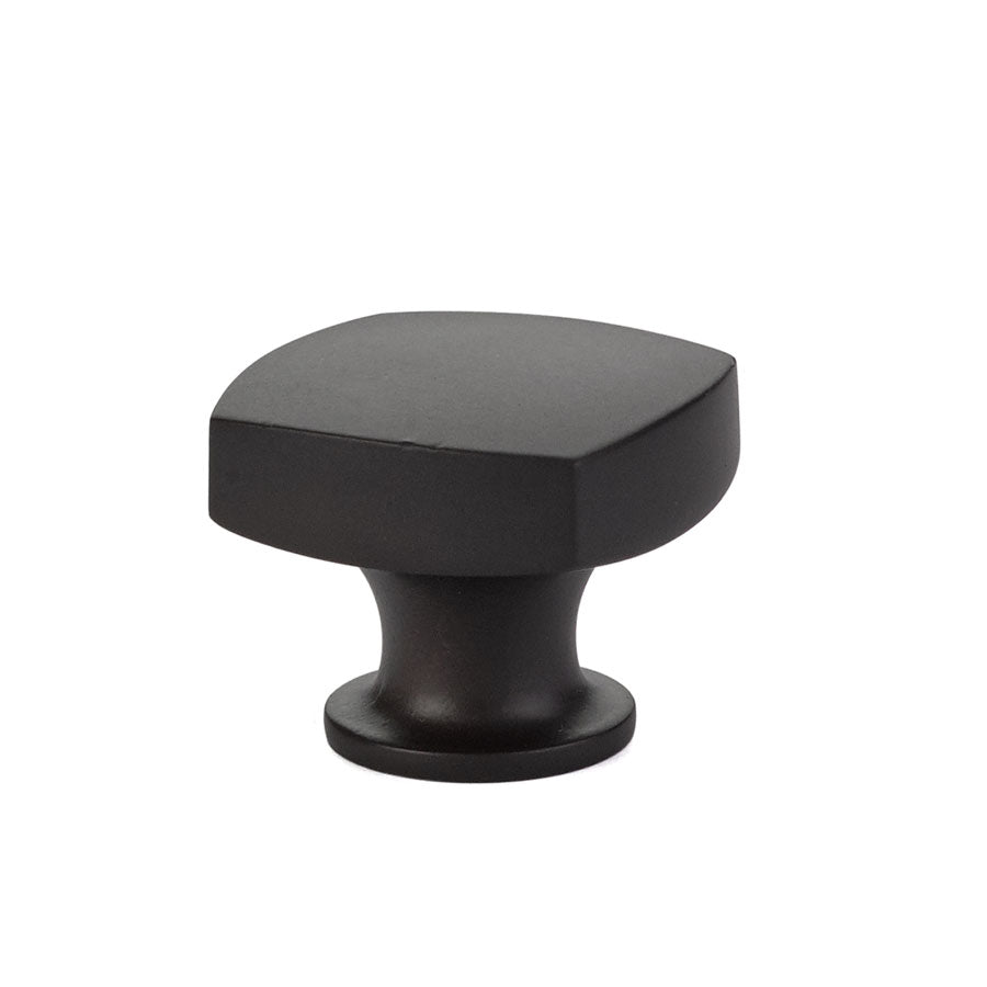 Emtek 86451US19 Freestone 1-1/2" Cabinet Knob Flat Black Finish Main image