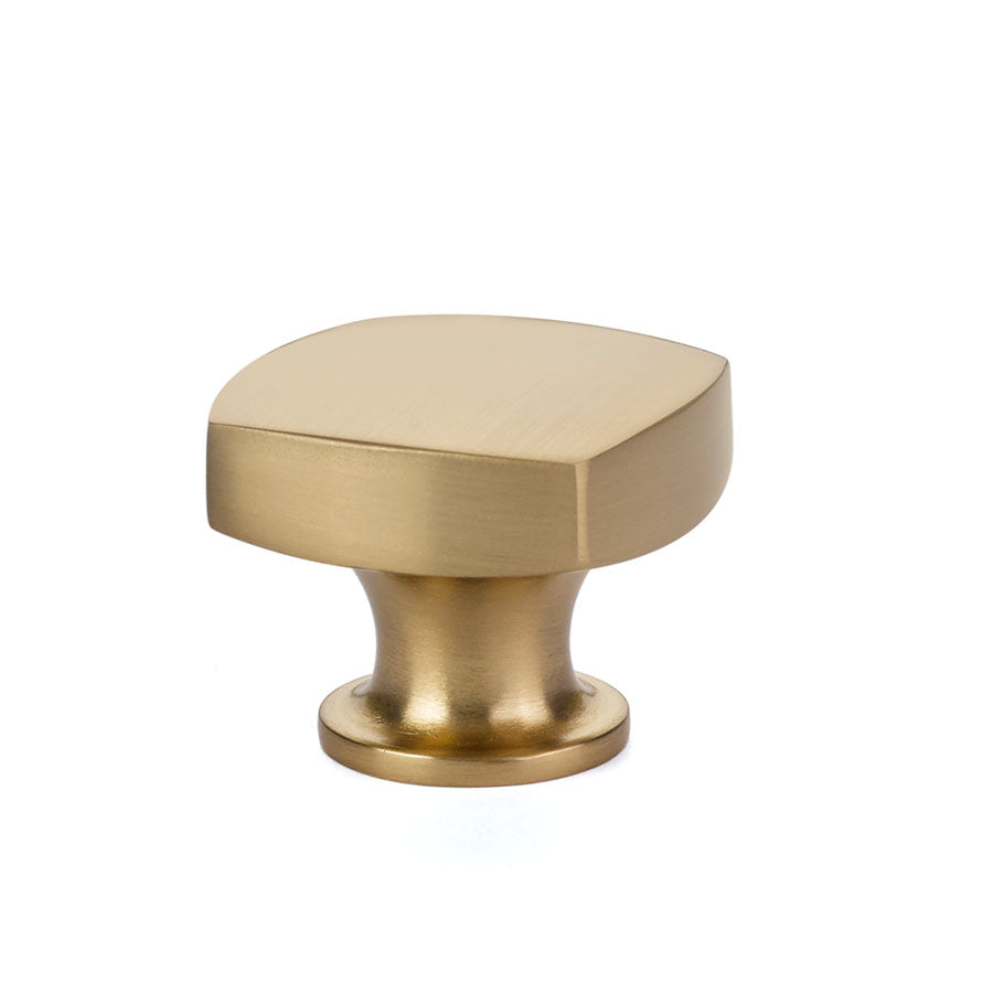 Emtek 86451US4 Freestone 1-1/2" Cabinet Knob Satin Brass Finish Main image