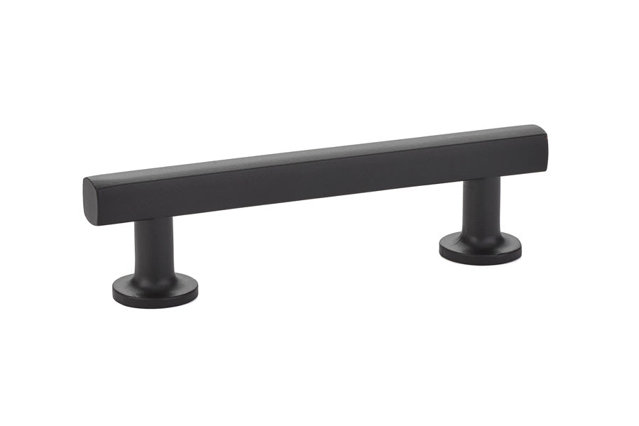 Emtek 86453US19 Freestone Cabinet Pull with 3-1/2" Center to Center Flat Black Finish Main image