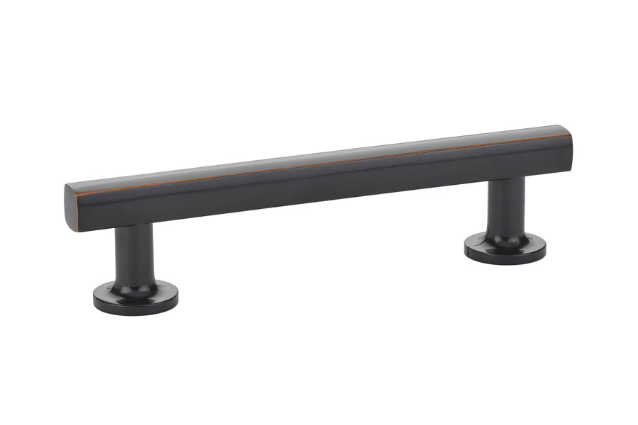 Emtek 86454US10B Freestone Cabinet Pull with 4" Center to Center Oil Rubbed Bronze Finish Main image