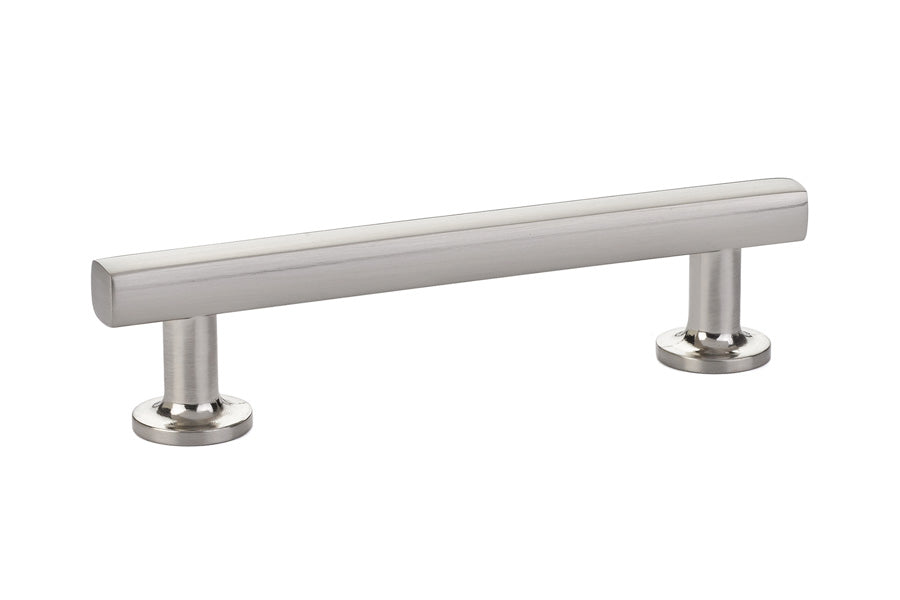 Emtek 86454US15 Freestone Cabinet Pull with 4" Center to Center Satin Nickel Finish Main image
