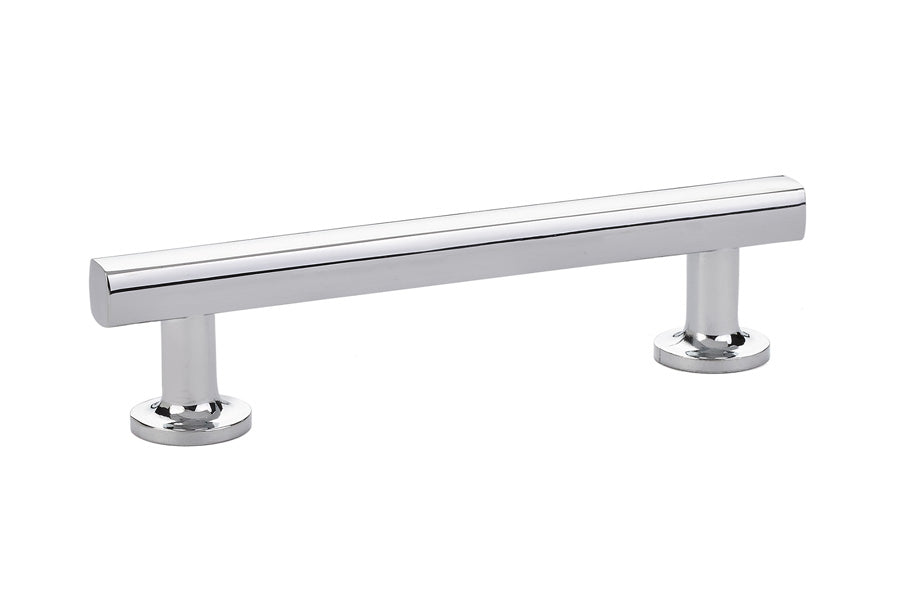 Emtek 86454US26 Freestone Cabinet Pull with 4" Center to Center Polished Chrome Finish Main image