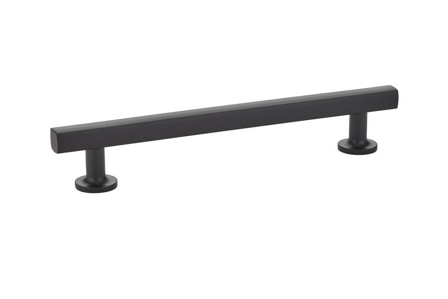 Emtek 86455US19 Freestone Cabinet Pull with 6" Center to Center Flat Black Finish Main image