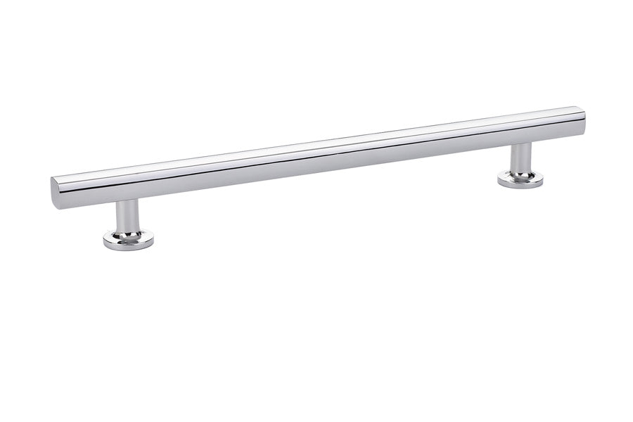 Emtek 86456US26 Freestone Cabinet Pull with 8" Center to Center Polished Chrome Finish Main image