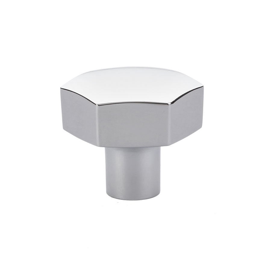 Emtek 86458US26 Mod Hex 1-1/2" Cabinet Knob Polished Chrome Finish Main image