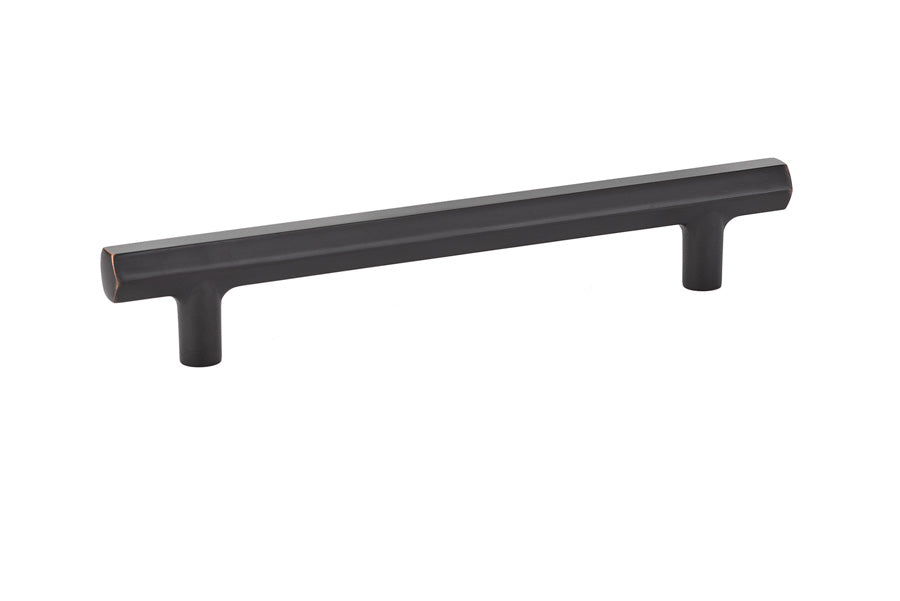 Emtek 86461US10B Mod Hex Cabinet Pull with 6" Center to Center Oil Rubbed Bronze Finish Main image