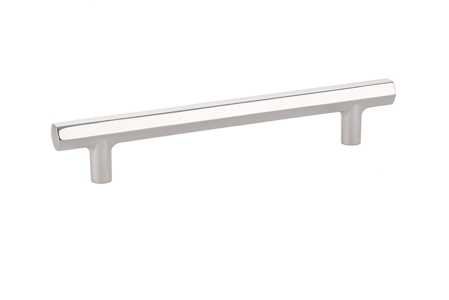 Emtek 86461US14 Mod Hex Cabinet Pull with 6" Center to Center Polished Nickel Lifetime Finish Main image