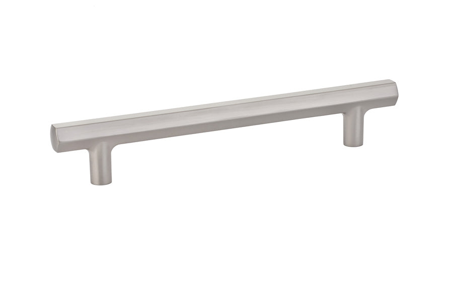 Emtek 86461US15 Mod Hex Cabinet Pull with 6" Center to Center Satin Nickel Finish Main image