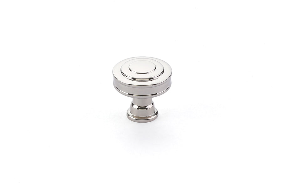 Emtek 86463US14 Glendon 1-1/4" Cabinet Knob Polished Nickel Lifetime Finish Main image