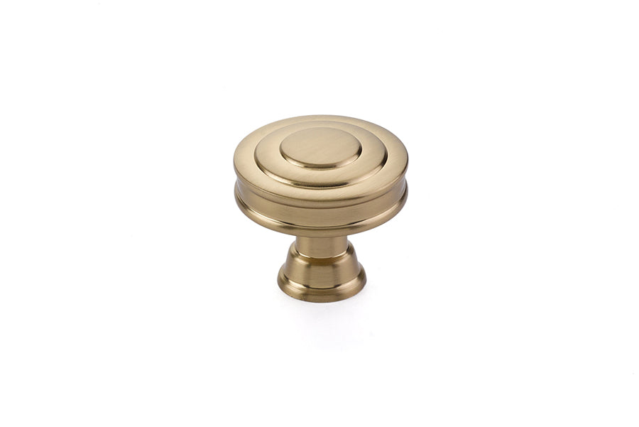Emtek 86464US4 Glendon 1-5/8" Cabinet Knob Satin Brass Finish Main image