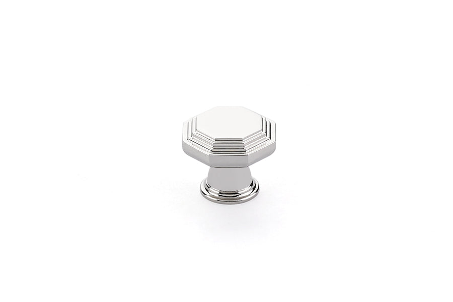 Emtek 86465US14 Midvale 1-1/4" Cabinet Knob Polished Nickel Lifetime Finish Main image