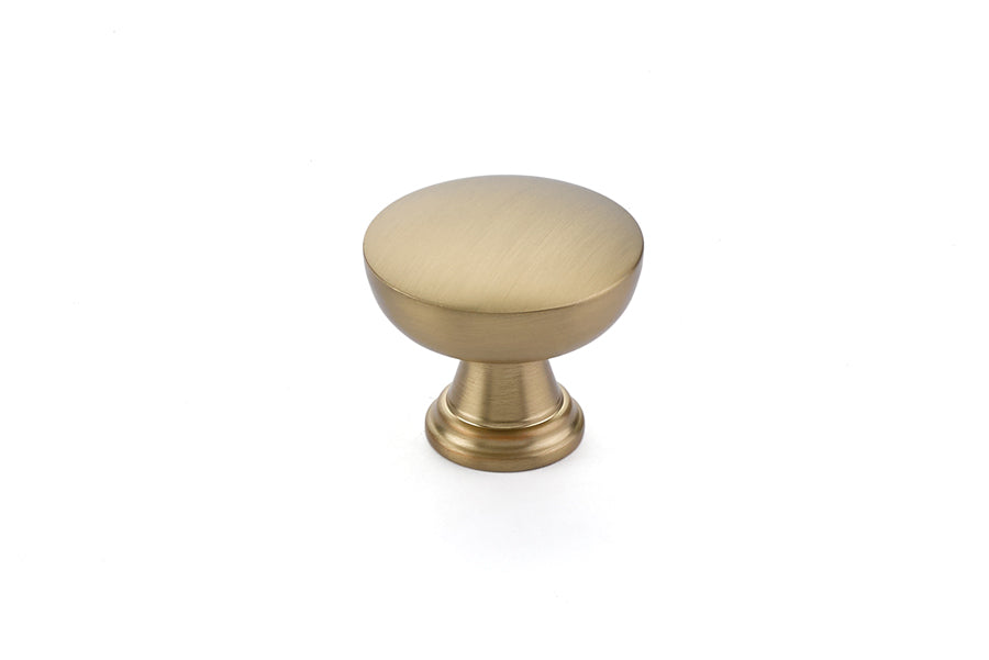 Emtek 86468US4 Overland 1-3/4" Cabinet Knob Satin Brass Finish Main image