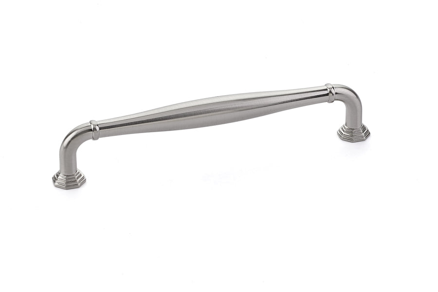 Emtek 86473US15 Blythe Cabinet Pull with 6" Center to Center Satin Nickel Finish Main image