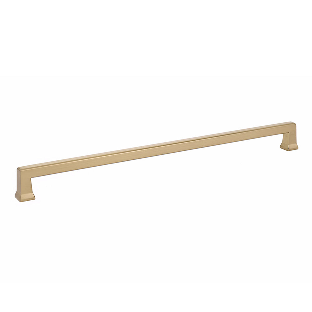 Emtek 86479US4 Alexander Cabinet Pull with 12" Center to Center Satin Brass Finish Main image
