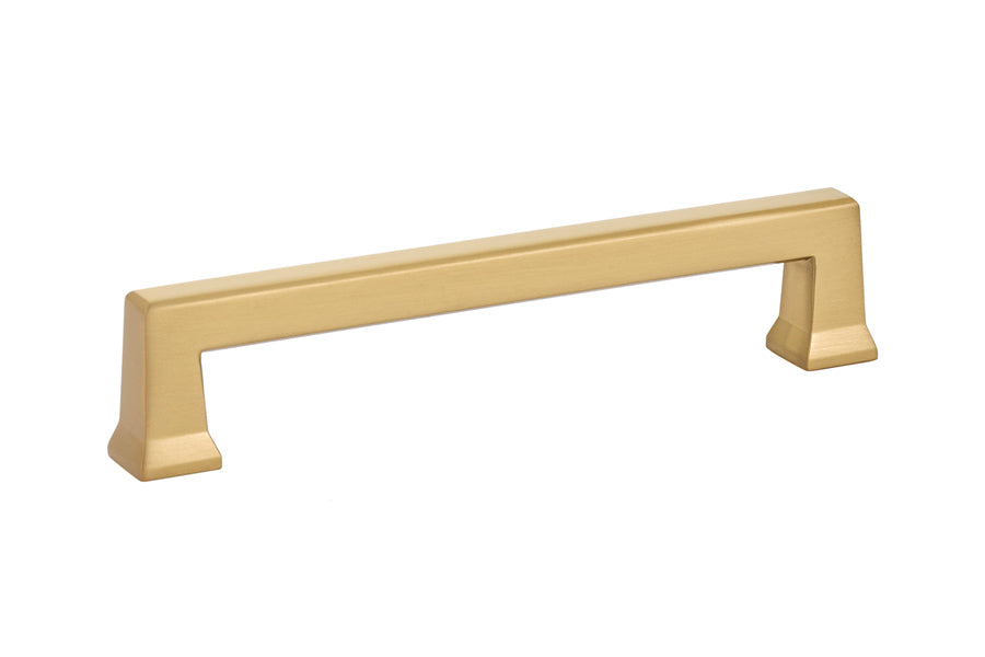 Emtek 86484US4 Alexander Cabinet Pull with 5" Center to Center Satin Brass Finish Main image