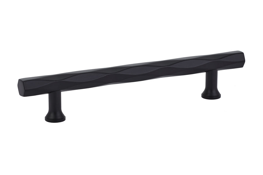 Emtek 86489US19 Tribeca Cabinet Pull with 5" Center to Center Flat Black Finish Main image