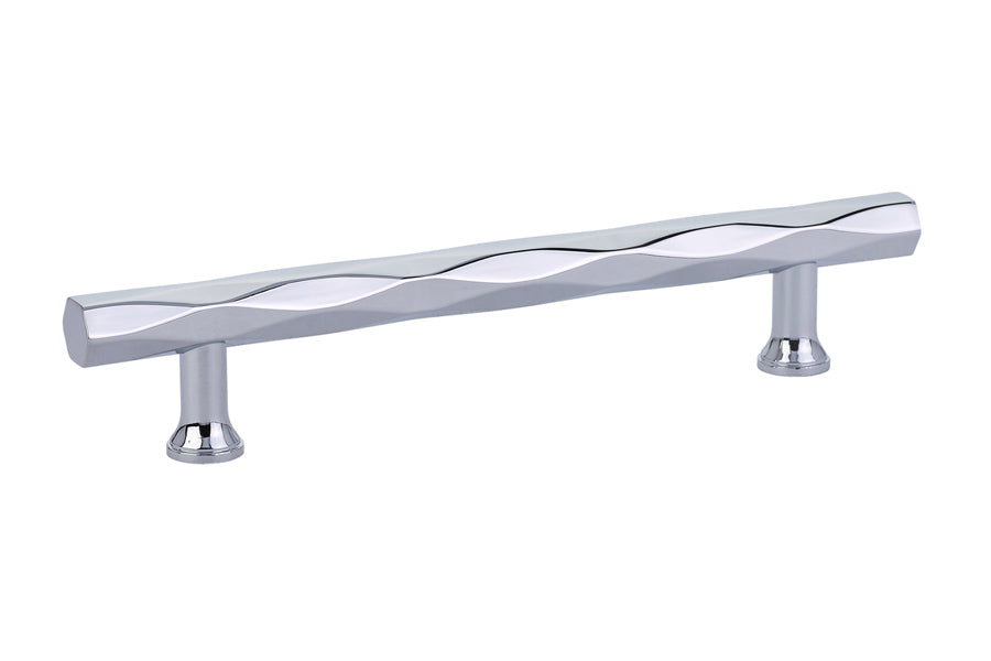 Emtek 86489US26 Tribeca Cabinet Pull with 5" Center to Center Polished Chrome Finish Main image