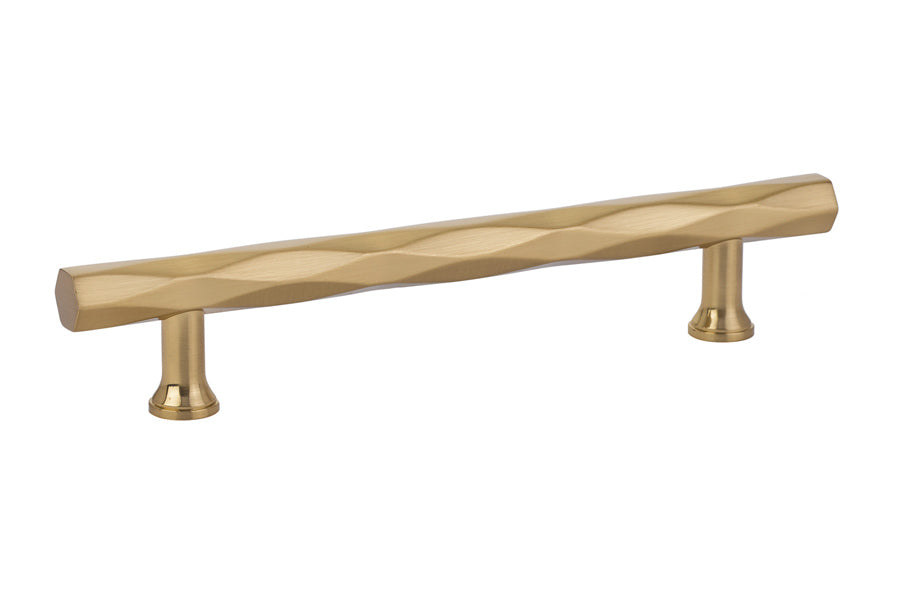 Emtek 86489US4 Tribeca Cabinet Pull with 5" Center to Center Satin Brass Finish Main image