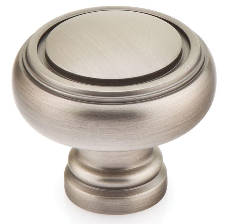 Emtek 86610US15A Norwich 1-1/4" Cabinet Knob Pewter Finish Main image