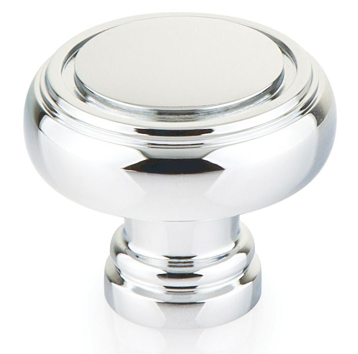 Emtek 86610US26 Norwich 1-1/4" Cabinet Knob Polished Chrome Finish Main image