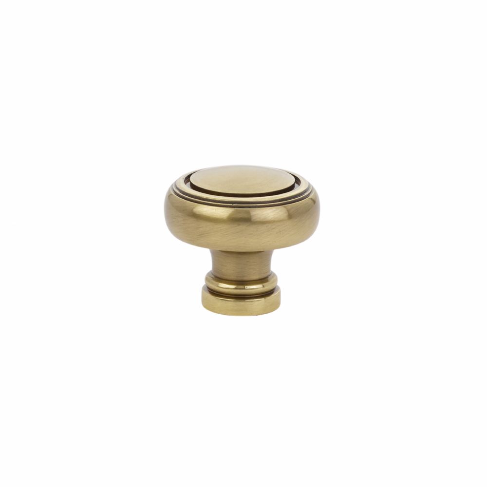 Emtek 86610US7 Norwich 1-1/4" Cabinet Knob French Antique Brass Finish Main image