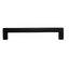 Emtek 86670FB Rustic Modern Rectangular Cabinet Pull with 6" Center to Center Flat Black Bronze Finish