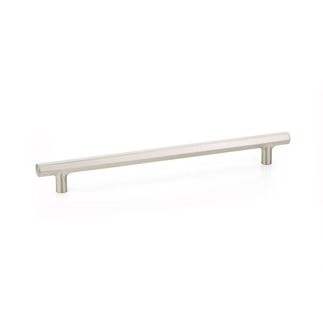 Emtek 86680US15 Mod Hex Cabinet Pull with 10" Center to Center Satin Nickel Finish Main image