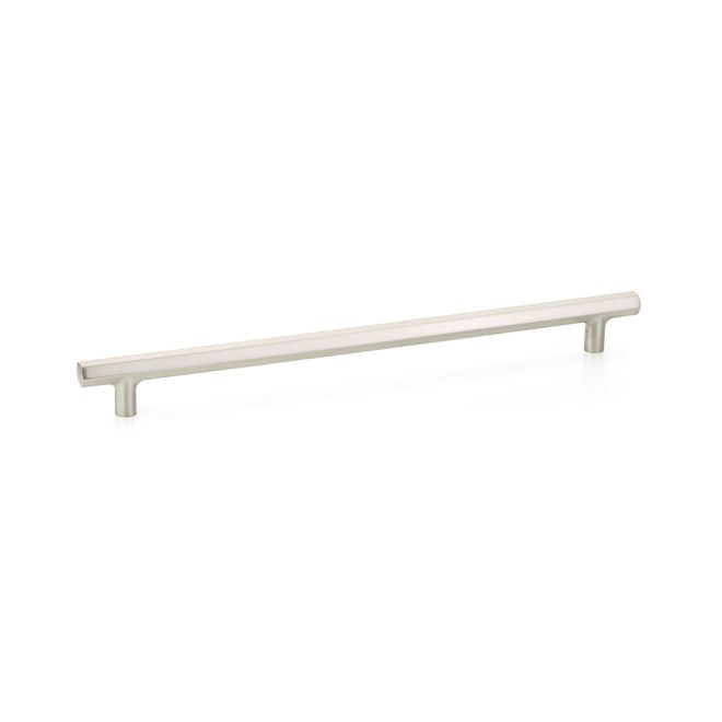 Emtek 86681US15 Mod Hex Cabinet Pull with 12" Center to Center Satin Nickel Finish Main image