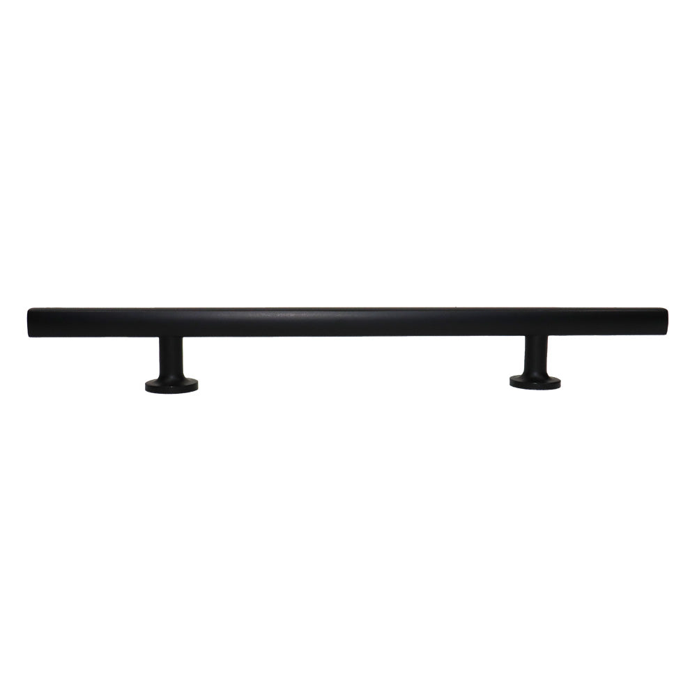 Emtek 86683US19 Freestone Extended Cabinet Pull with 6" Center to Center Flat Black Finish Main image