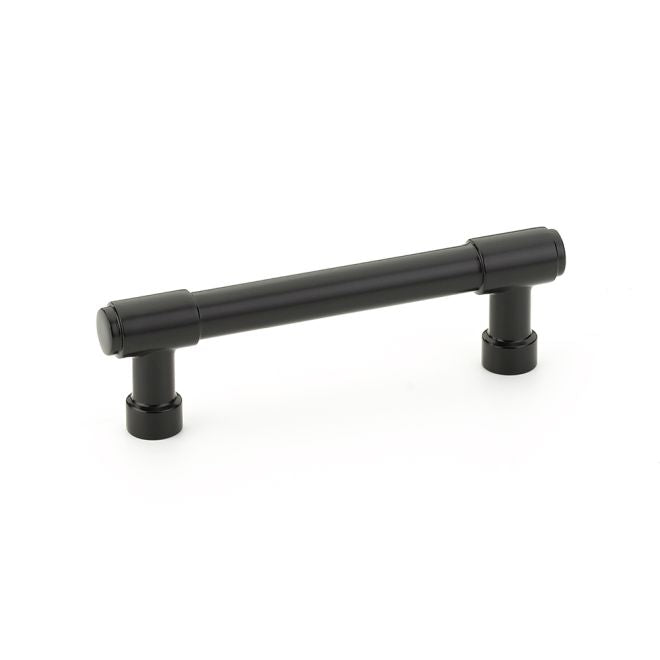 Emtek 86686US19 Jasper Cabinet Pull with 3-1/2" Center to Center Flat Black Finish Main image