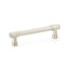 Emtek 86687US15 Jasper Cabinet Pull with 4" Center to Center Satin Nickel Finish
