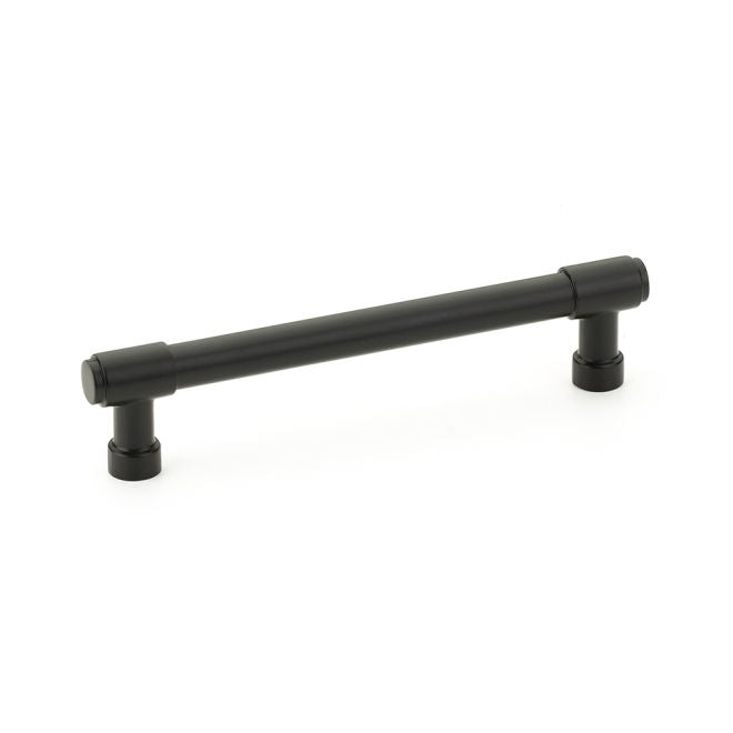 Emtek 86688US19 Jasper Cabinet Pull with 5" Center to Center Flat Black Finish Main image