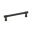 Emtek 86688US19 Jasper Cabinet Pull with 5" Center to Center Flat Black Finish