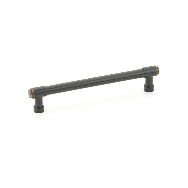 Emtek 86689US10B Jasper Cabinet Pull with 6" Center to Center Oil Rubbed Bronze Finish Main image