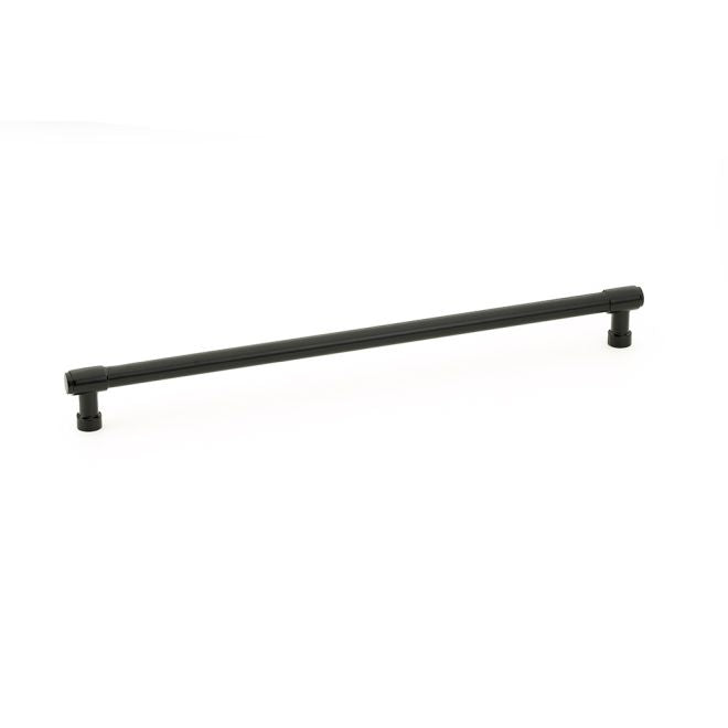 Emtek 86692US19 Jasper Cabinet Pull with 12" Center to Center Flat Black Finish Main image
