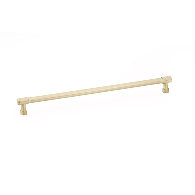Emtek 86692US4 Jasper Cabinet Pull with 12" Center to Center Satin Brass Finish Main image