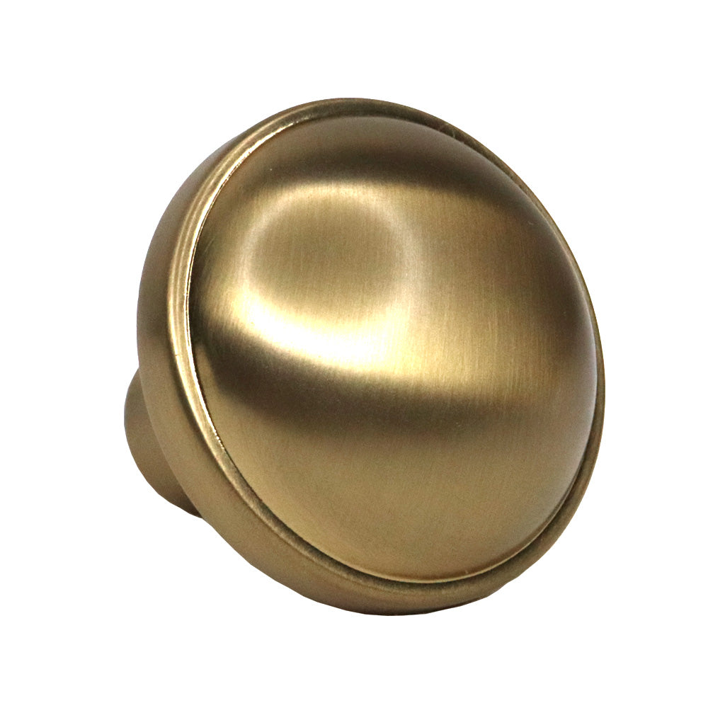 Emtek 86695US4 Brandt 1-1/4" Cabinet Knob Satin Brass Finish Main image