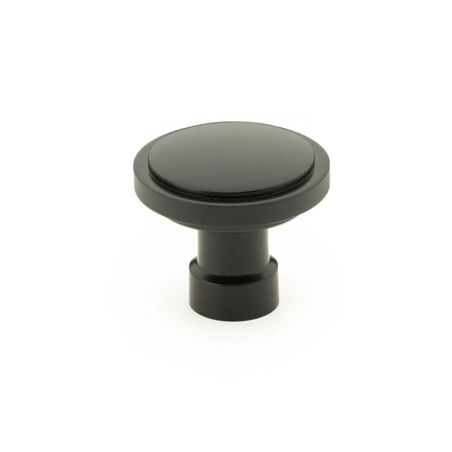 Emtek 86698US19 Haydon 1-3/4" Cabinet Knob Flat Black Finish Main image