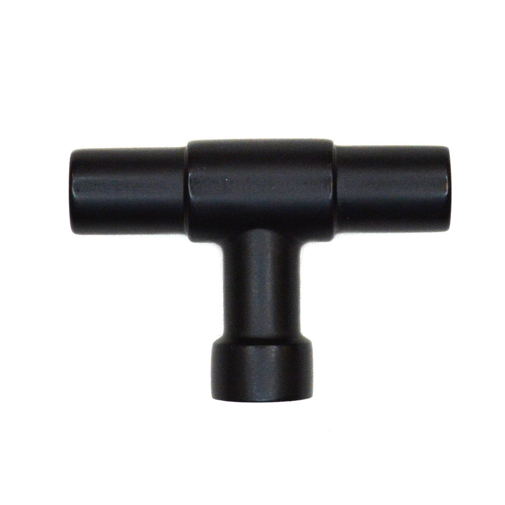 Emtek 86699US19 Jasper 2" Finger Pull Cabinet Knob Flat Black Finish Main image